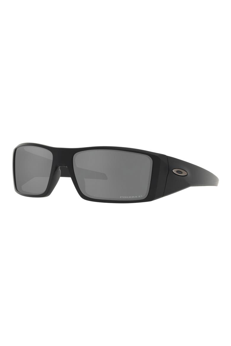 Heliostat 61mm Prizm™ Polarized Rectangular Sunglasses, Alternate, color, MATTE BLACK