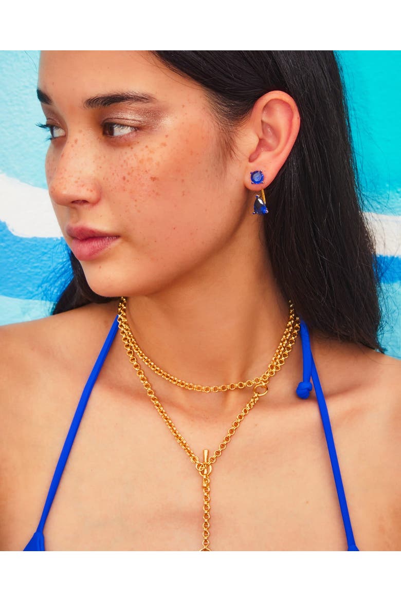 Icebergs Earrings, Alternate, color, BLUE GLOW