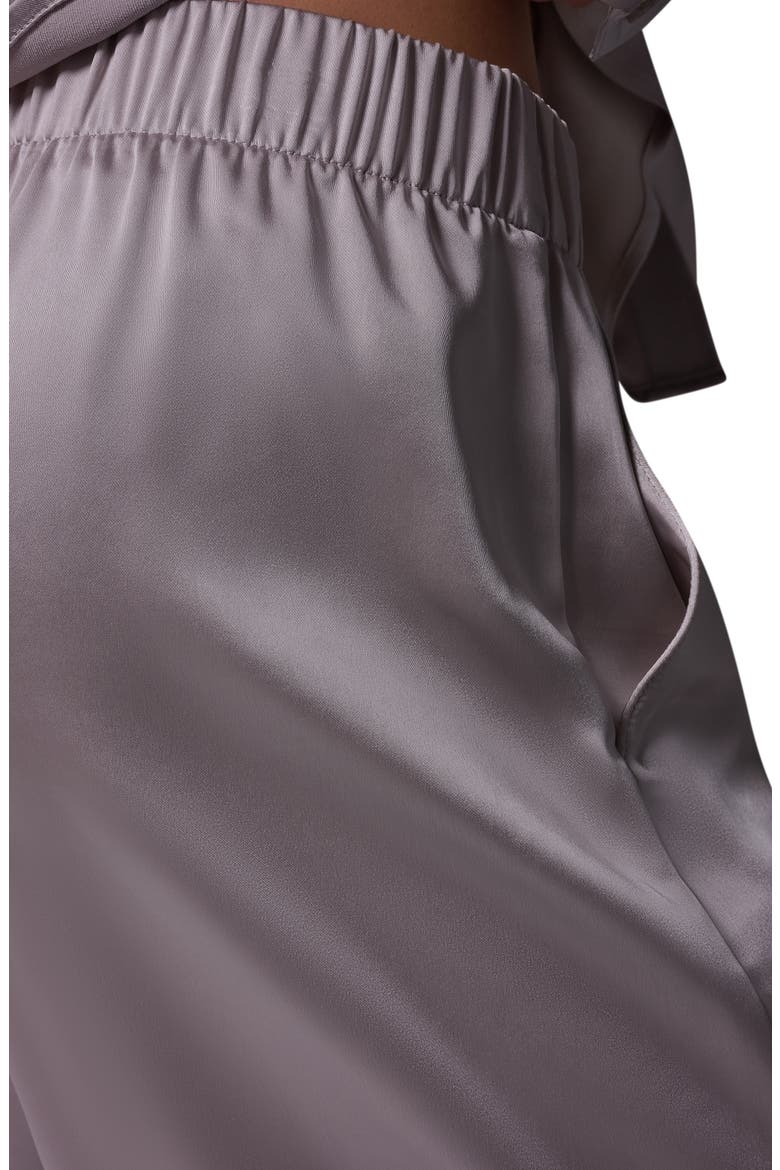 Wide Leg Satin Pants, Alternate, color, VAPOR