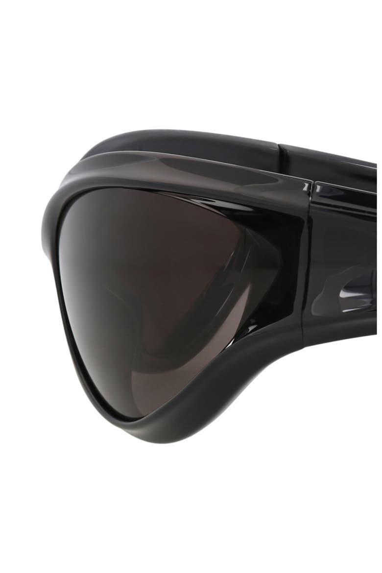 77mm Shield Sunglasses, Alternate, color, BLACK BLACK GREY