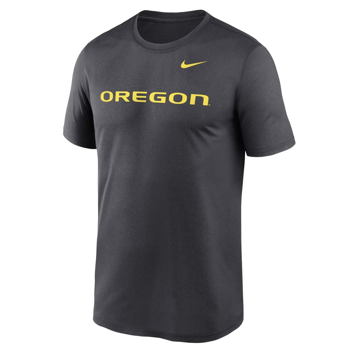 Nike Men's Nike Anthracite Oregon Ducks Primetime Legend Wordmark T ...