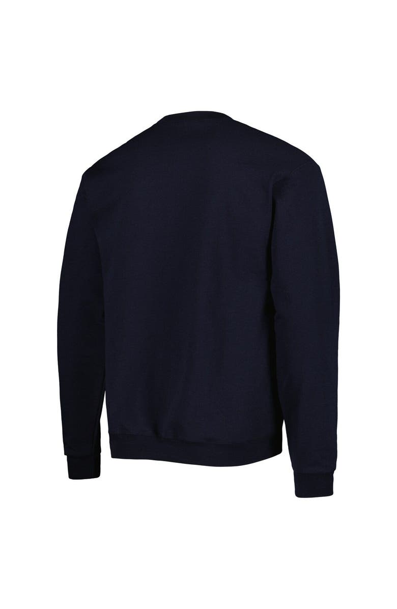 Champion Men's Champion Navy West Virginia Mountaineers High Motor Pullover Sweatshirt, Alternate, color,
