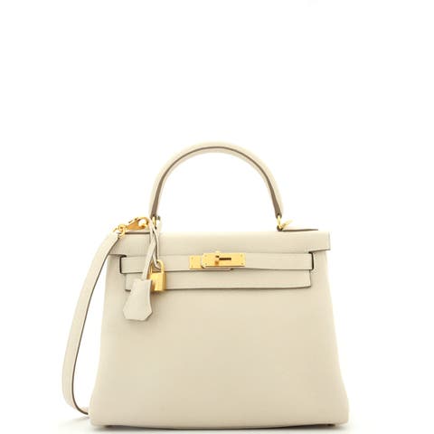 Kelly Handbag Light Togo with Gold Hardware 28