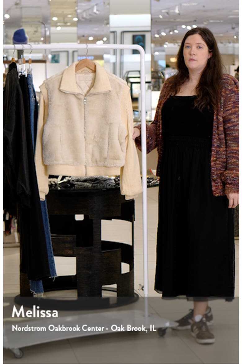 Faux Fur Sweater Bomber video