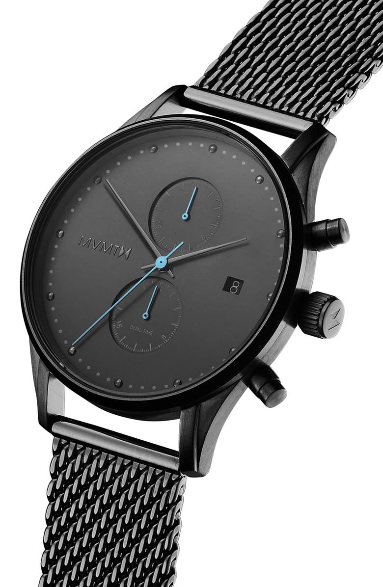 MVMT WATCHES MVMT Cascade Mesh Strap Watch, 42mm, Alternate, color, 