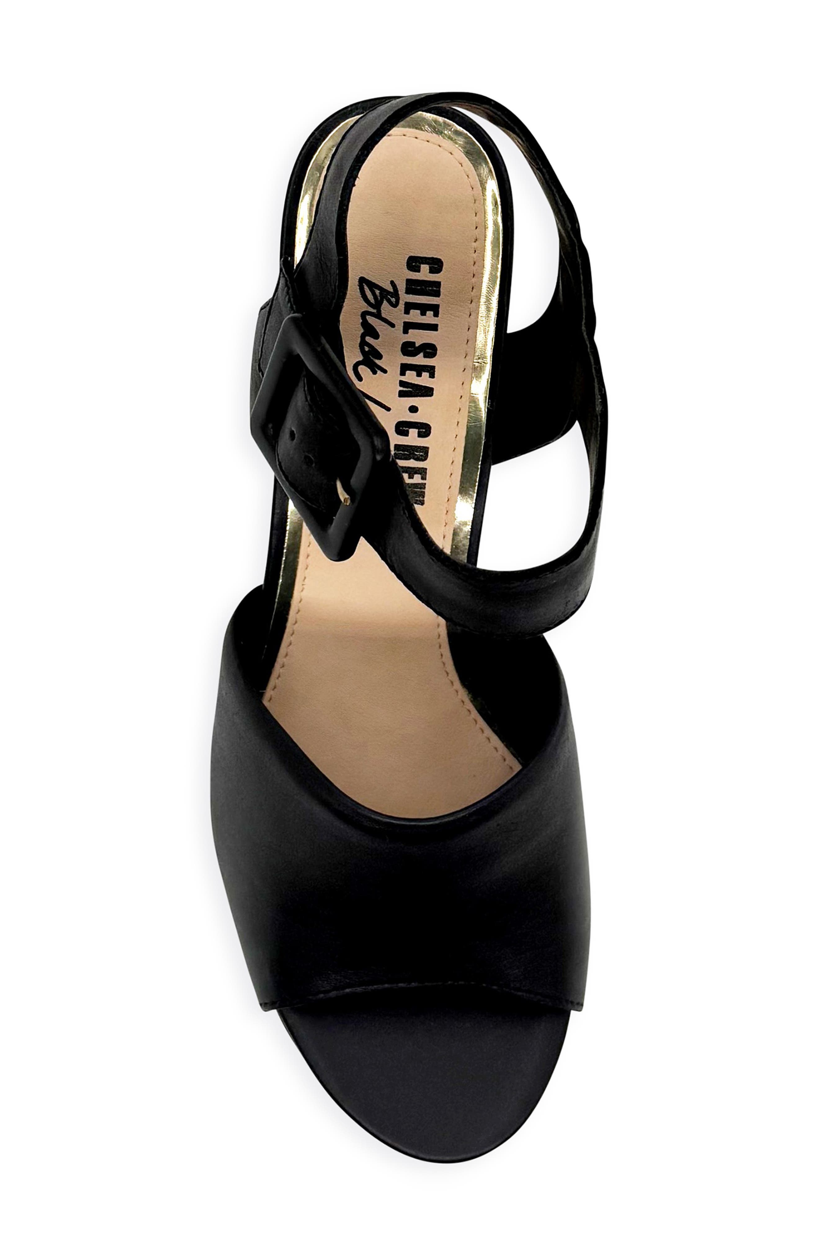 CHELSEA CREW Rose Block Heel Platform Sandal, Alternate, color, 