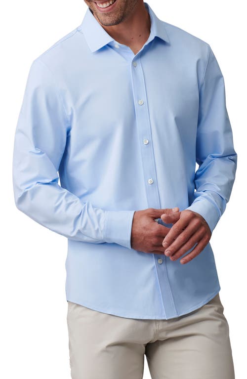 Rhone Commuter Slim Fit Performance Button-up Shirt In Business Blue