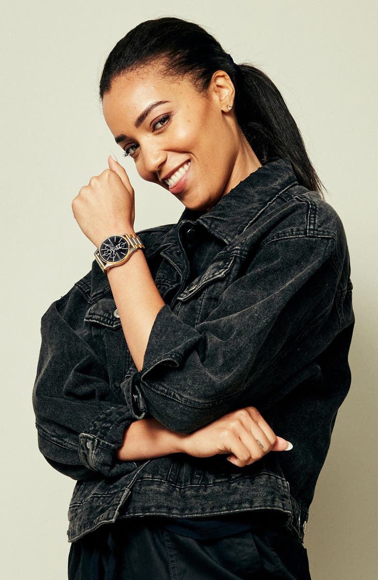 Nixon x 2PAC Sentry Bracelet Watch, 42mm, Alternate, color, 