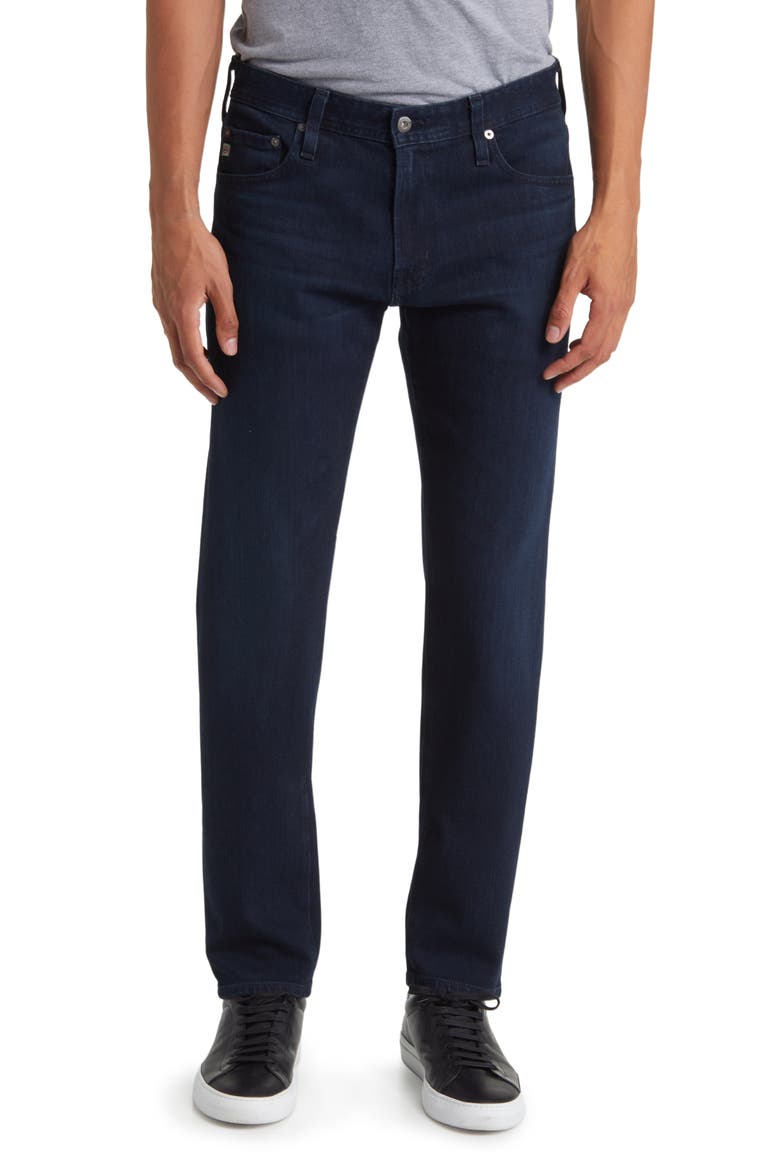 Tellis 360° Denim Slim Tapered Leg Jeans, Main, color, CLUTCH