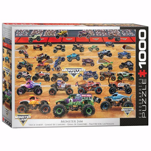 Eurographics Monster Jam Truck Lineup 1000Piece Puzzle, Adult in Multicolored  product