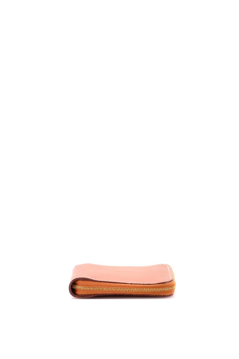 Zipengo II Chaine d'Ancre Zip Wallet Leather, Alternate, color, Gold