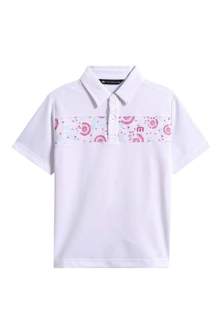 Good Flourish Polo, Main, color, WHITE