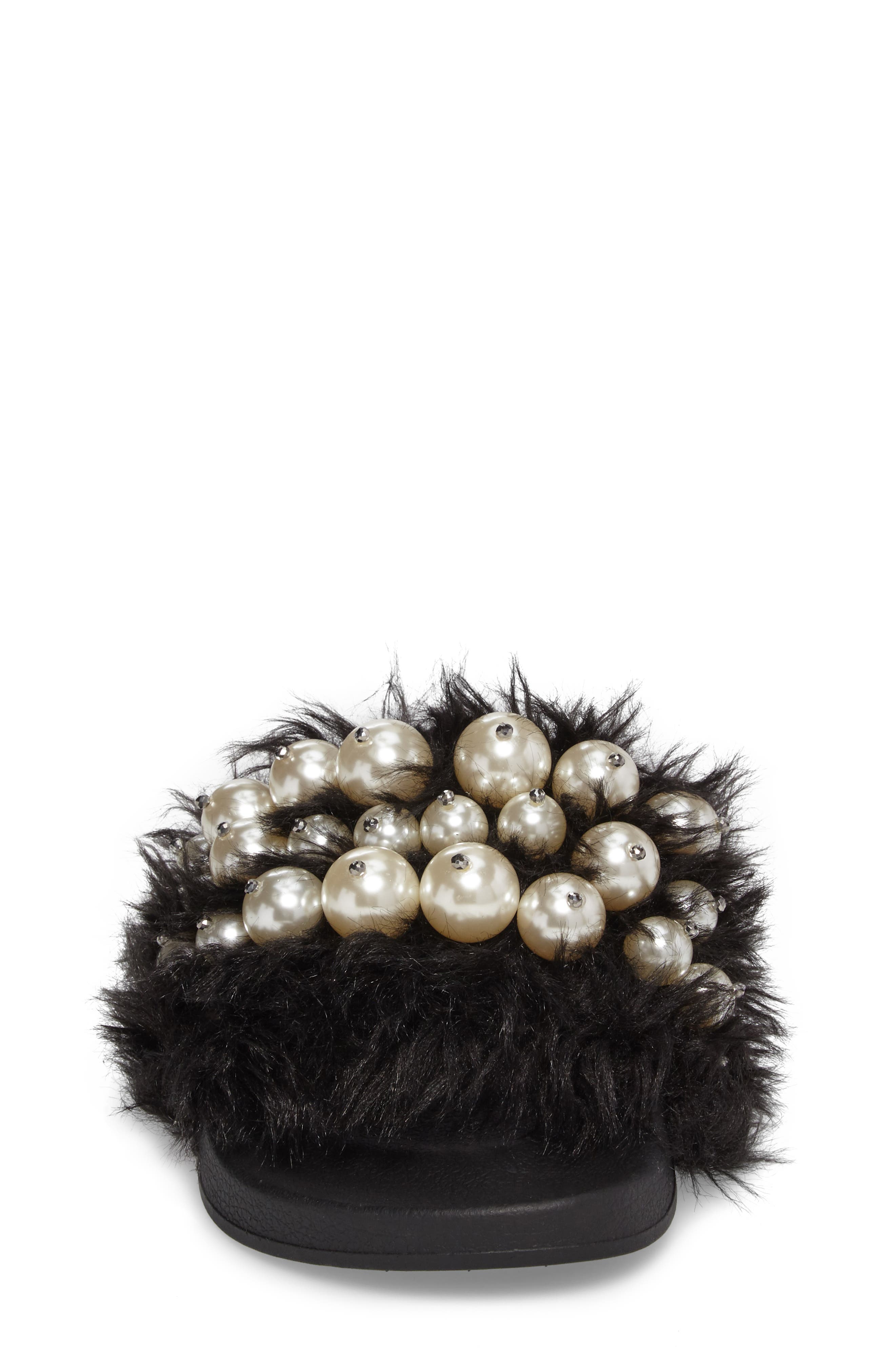 Jeffrey Campbell Jova Embellished Slide, Alternate, color, 