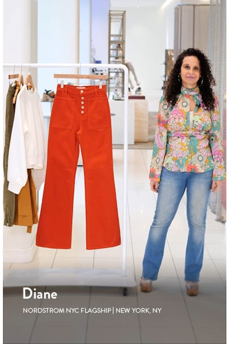 The Lou Button Fly Flare Jeans video
