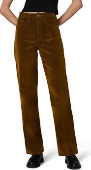 Joe's Jeans The Margot Flocked High Waist Straight Leg Jeans