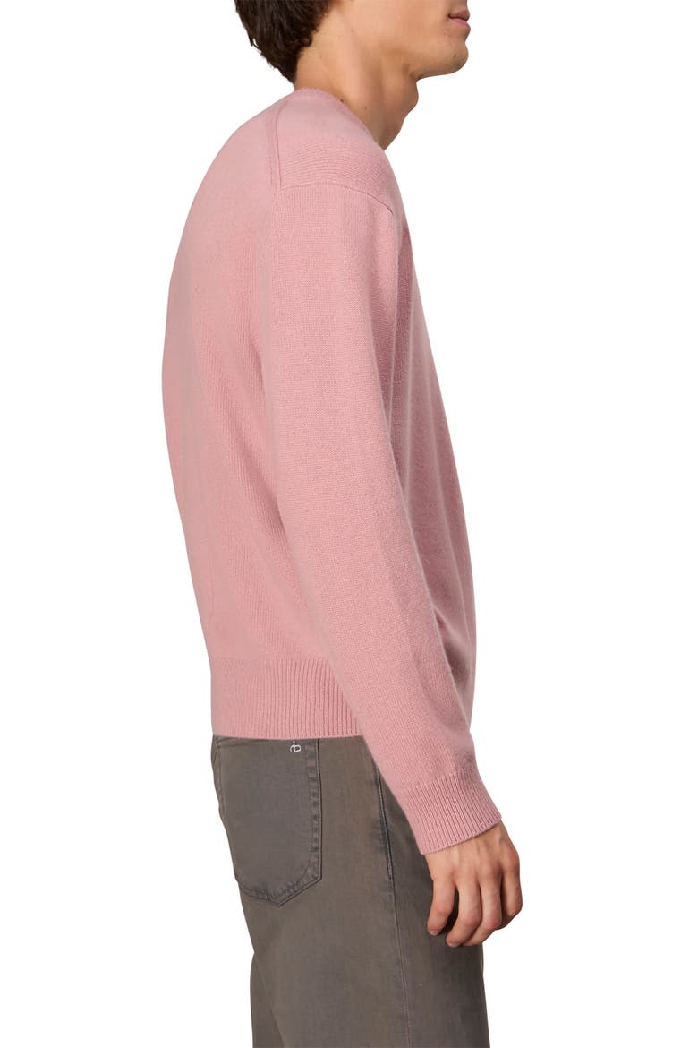 Downing Cashmere Sweater, Alternate, color, WASHEDROSE
