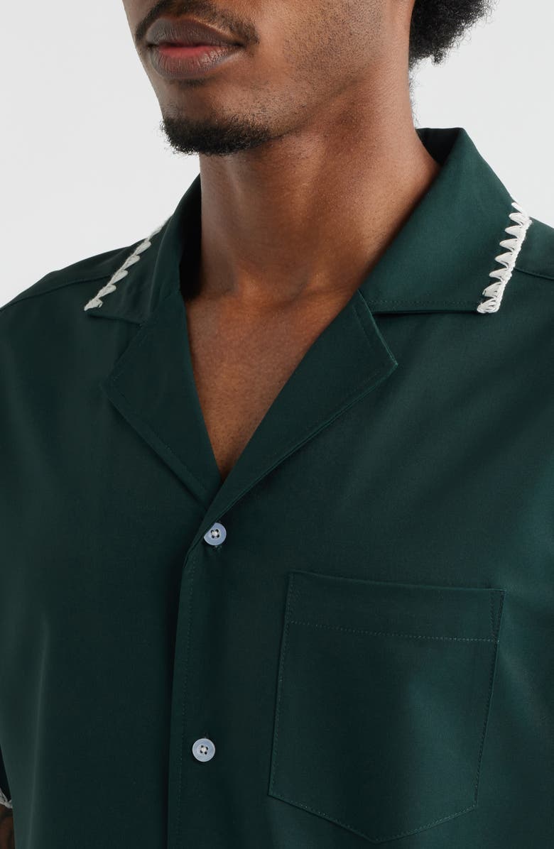 MAVRANS Green Course Weekend Camp Shirt, Main, color, 