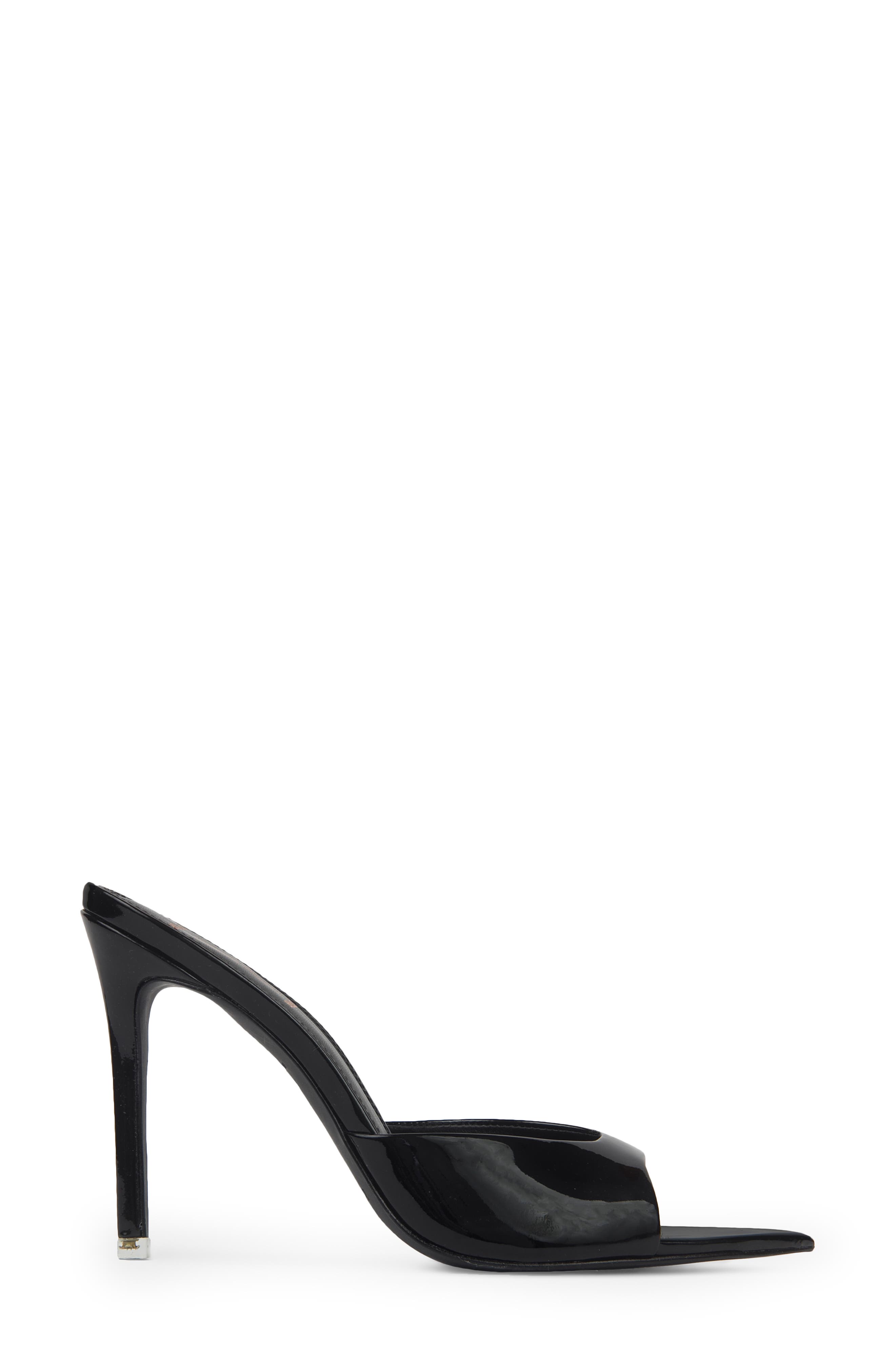 BLACK SUEDE STUDIO Brea Pointed Toe Sandal, Alternate, color, Black Patent