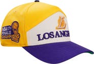 PRO STANDARD Men's Pro Standard Gold/Purple Los Angeles Lakers Pinch Chevron Adjustable Hat