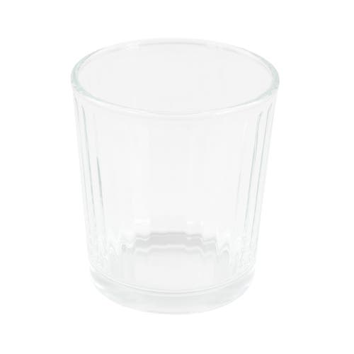 Gibson Home Moonstone 4 Piece 13.5 Ounce Double Old-fashioned Glass Set In Transparent