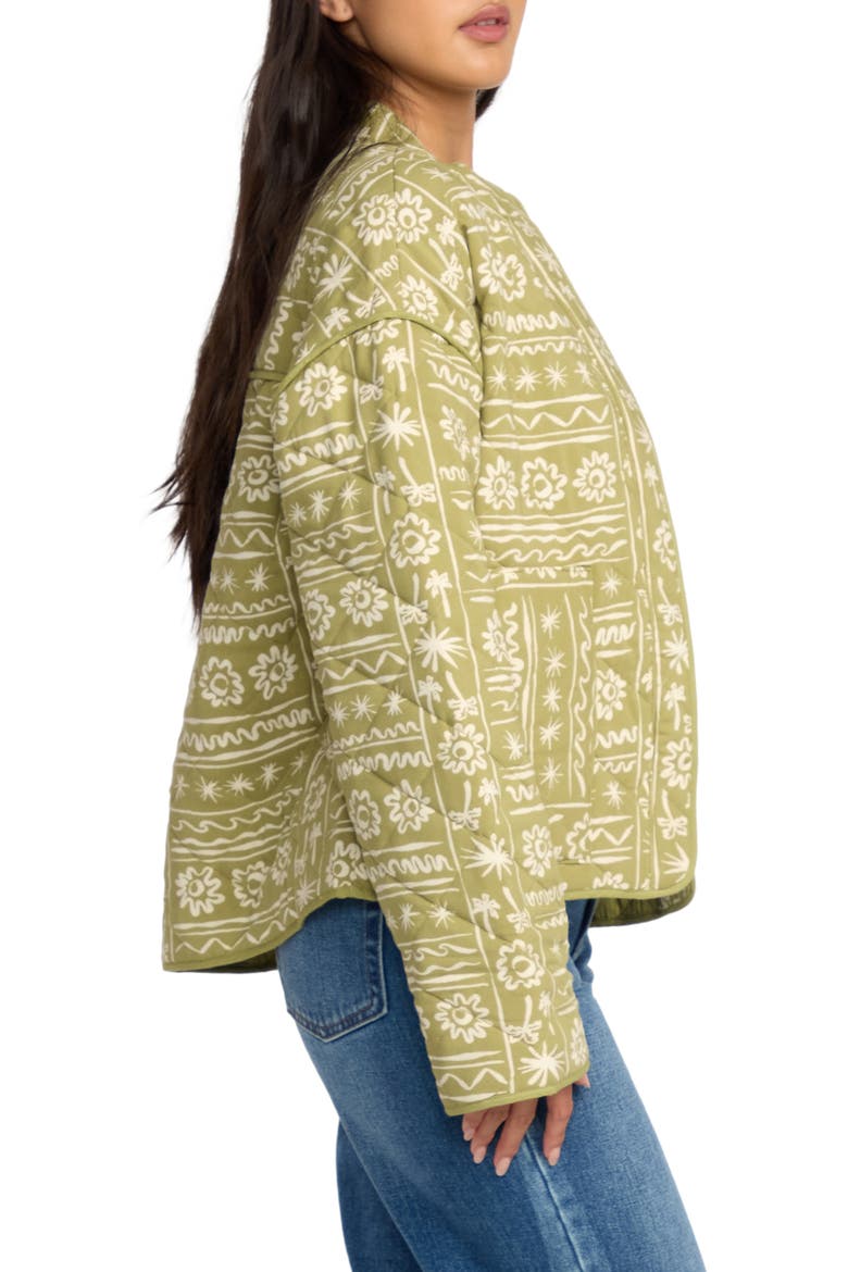 Folk Story Oversize Jacket, Alternate, color, GREEN TEA