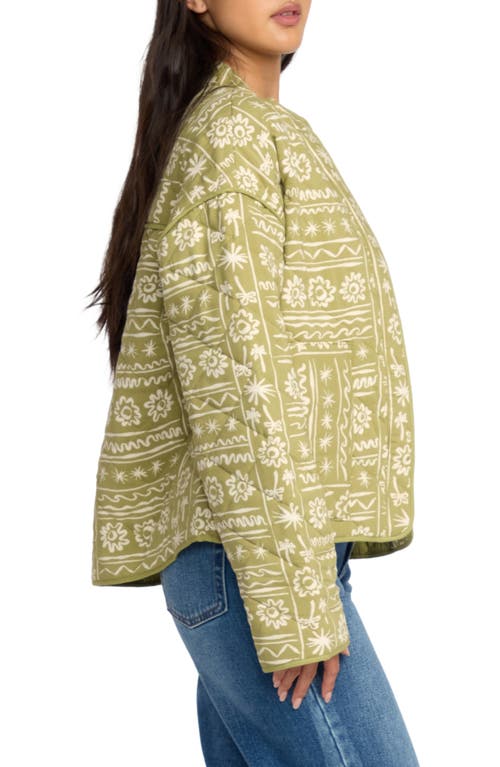 Billabong Folk Story Oversize Jacket In Green