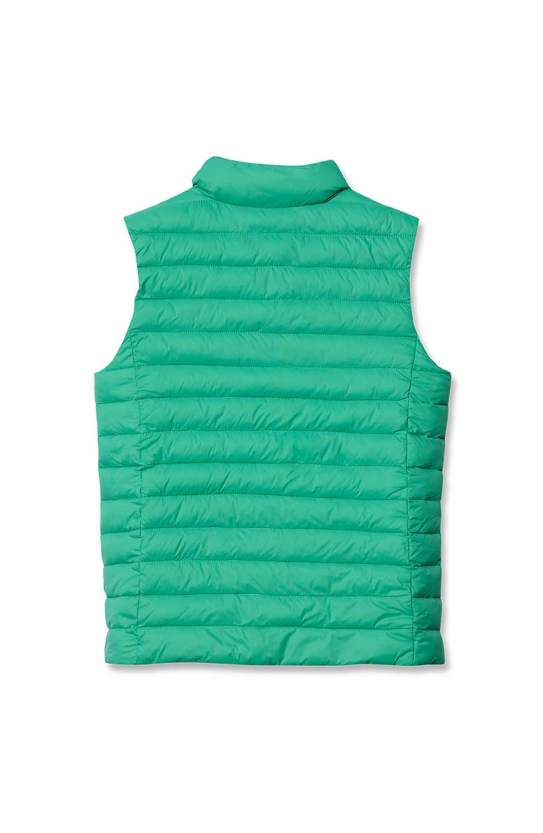 Lands
 End Kids Insulated Down Alternative ThermoPlume Vest, Alternate, color, Gumdrop Green