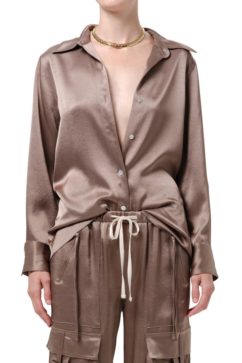 Tullah Shirt, Main, color, COCOA MD GREY BROWN