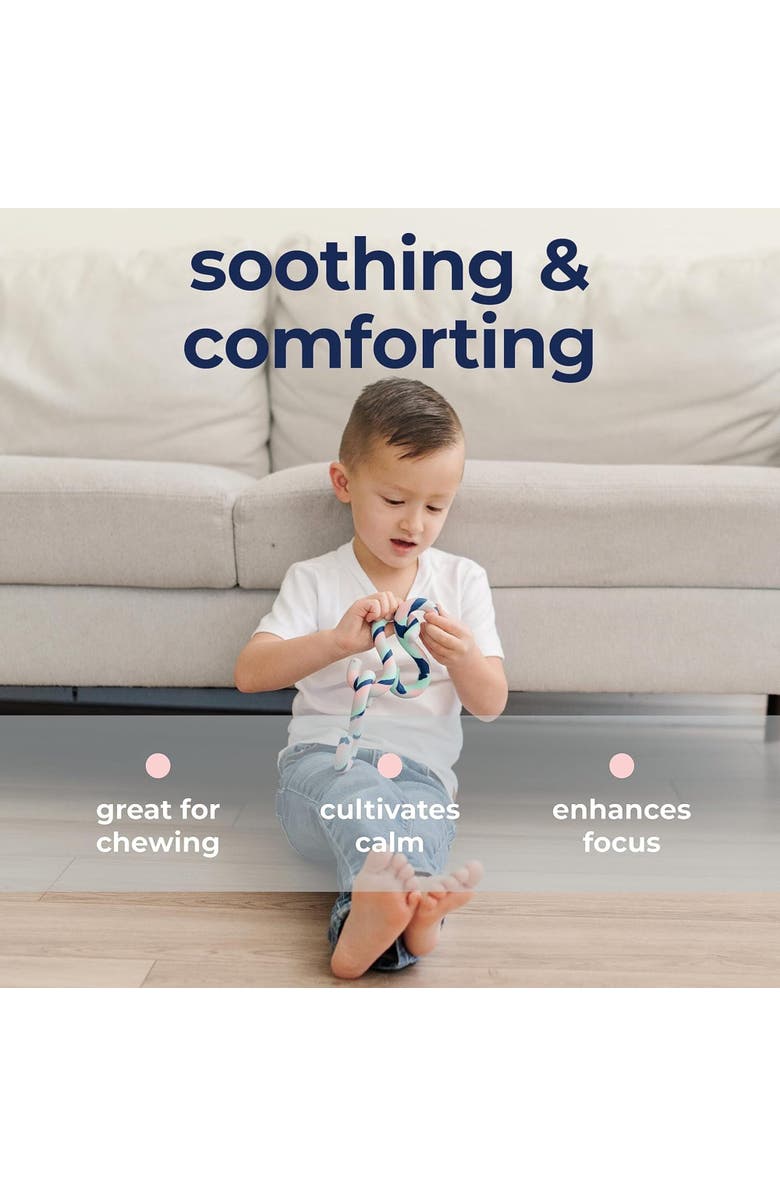 Sensory Basics The Original S Chidget, 2 Pack,  Silicone Sensory Fidget Toy, Alternate, color, Multicolored