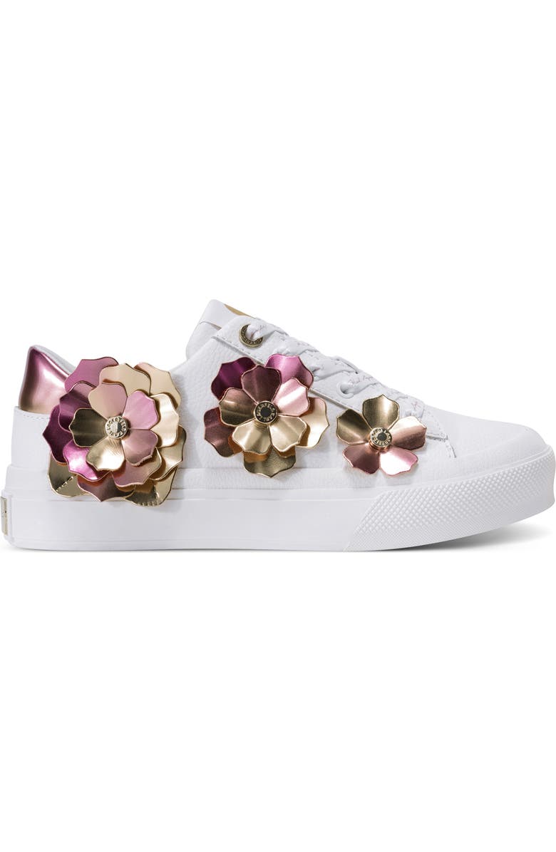 KARL LAGERFELD PARIS Georgia Sneaker, Alternate, color, White/ Multi