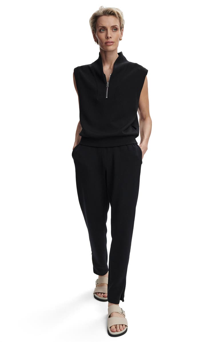 Varley Loretta Sleeveless Half Zip, Alternate, color, Black