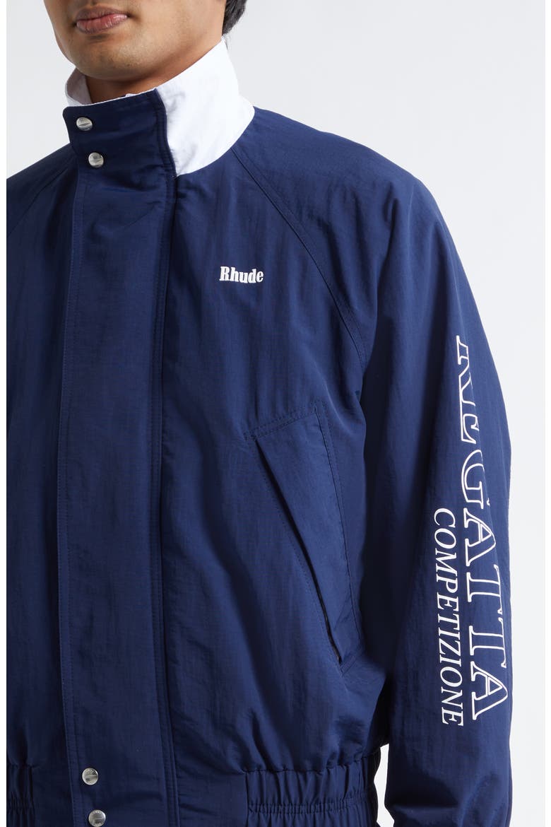 Sailing Competition Jacket, Alternate, color, NAVY/ WHITE