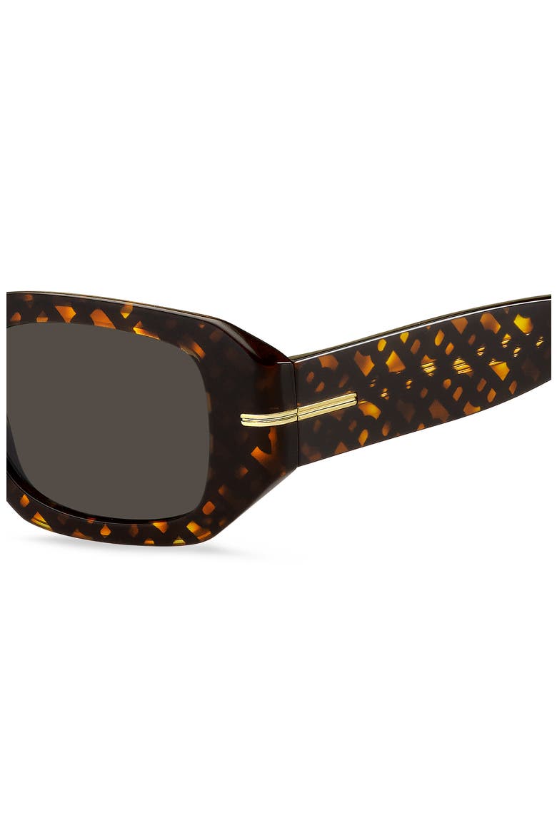 50mm Rectangular Sunglasses, Alternate, color, HAVANA PATTERN