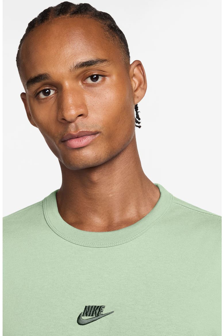 Essential Long Sleeve T-Shirt, Alternate, color, JADE AURA