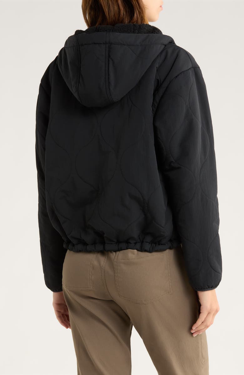 prAna Encinitas Quilted Jacket, Alternate, color, Black