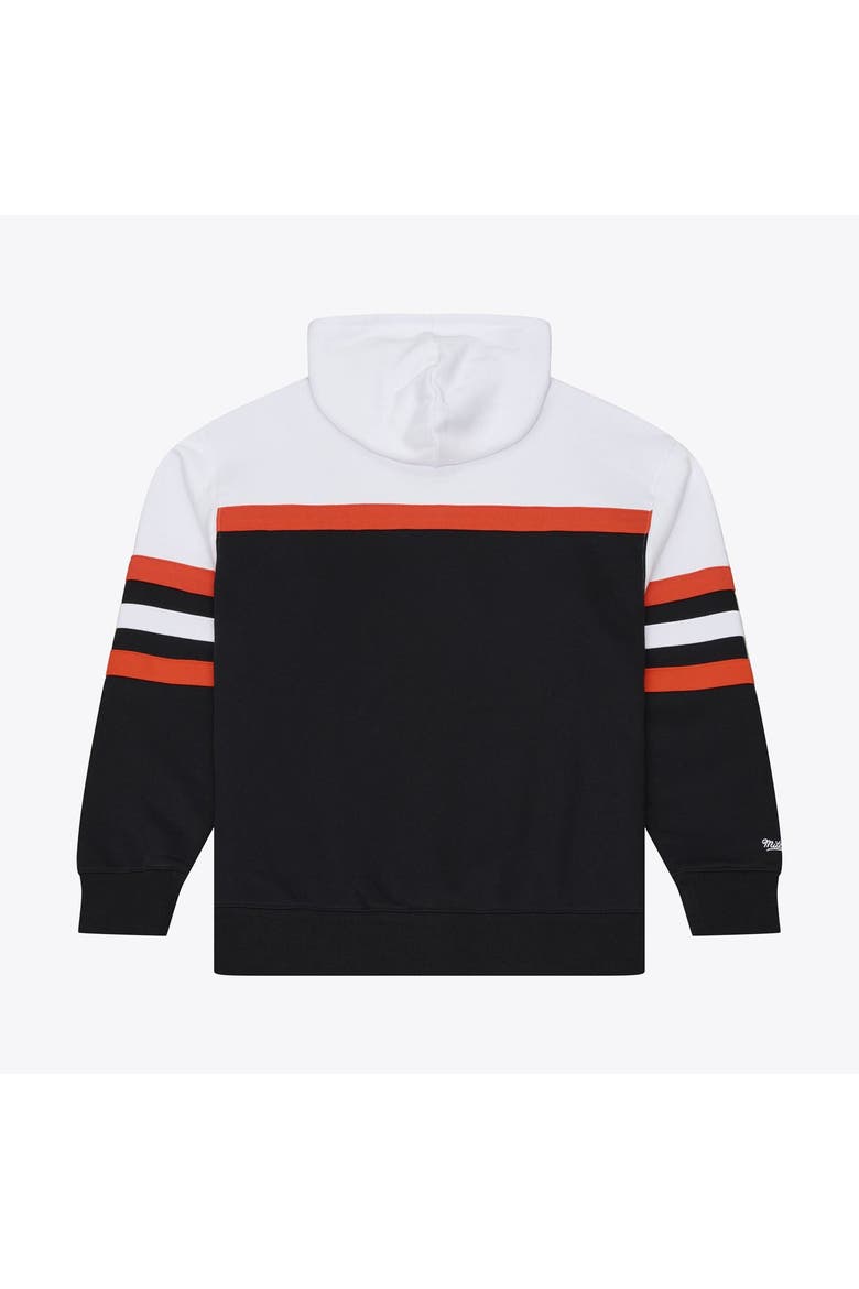 Men's Mitchell & Ness Black Anaheim Ducks Head Coach Hoodie, Alternate, color, Black