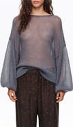 BIMBA Y LOLA Mohair Boat-Neck Oversize Sweater
