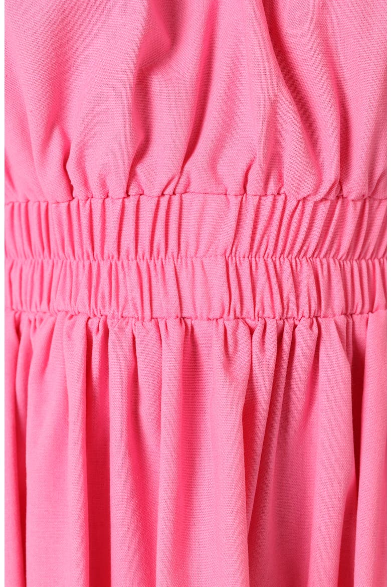 Kailey One-Shoulder Dress, Alternate, color, HOT PINK