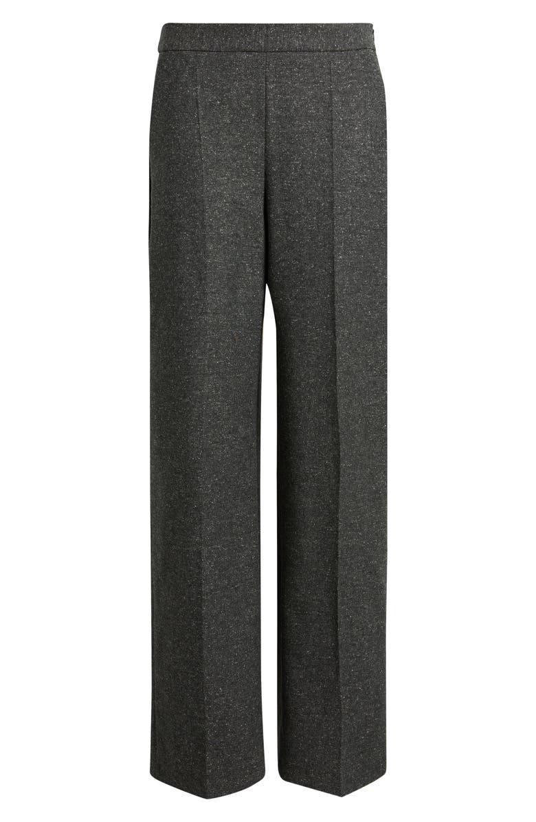 BOSS Tilepa Wool & Silk Blend Pants, Alternate, color, Charcoal Slub