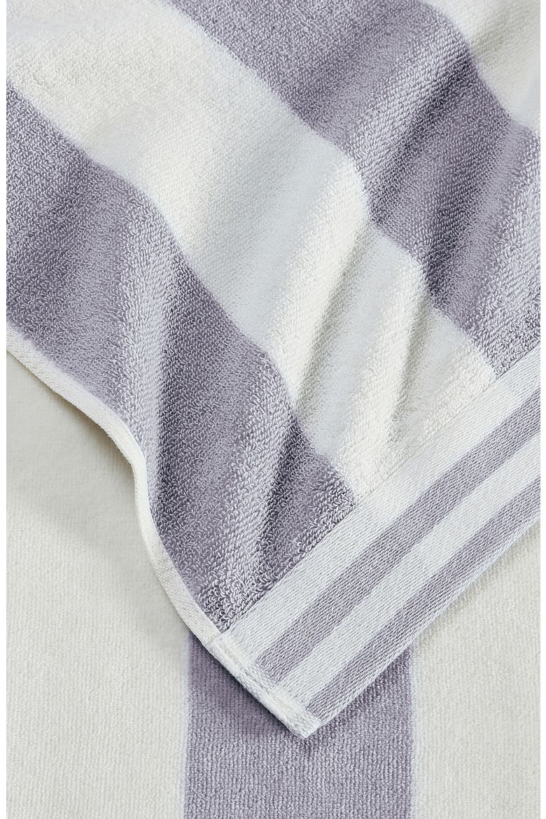 Oversize Stripe 4-Pack Beach Towels, Alternate, color, LAVENDER PURPLE