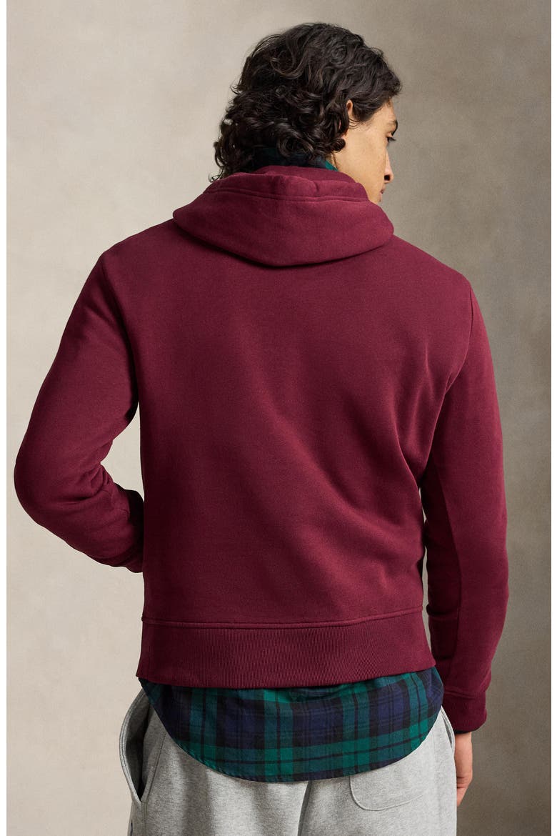 Graphic Pullover Hoodie, Alternate, color, RED