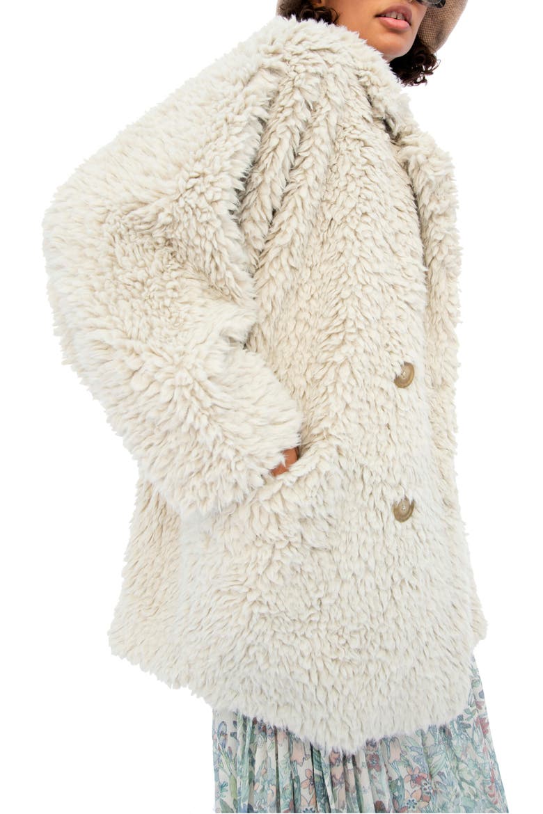 Honeypie Teddy Jacket, Alternate, color, SAGE