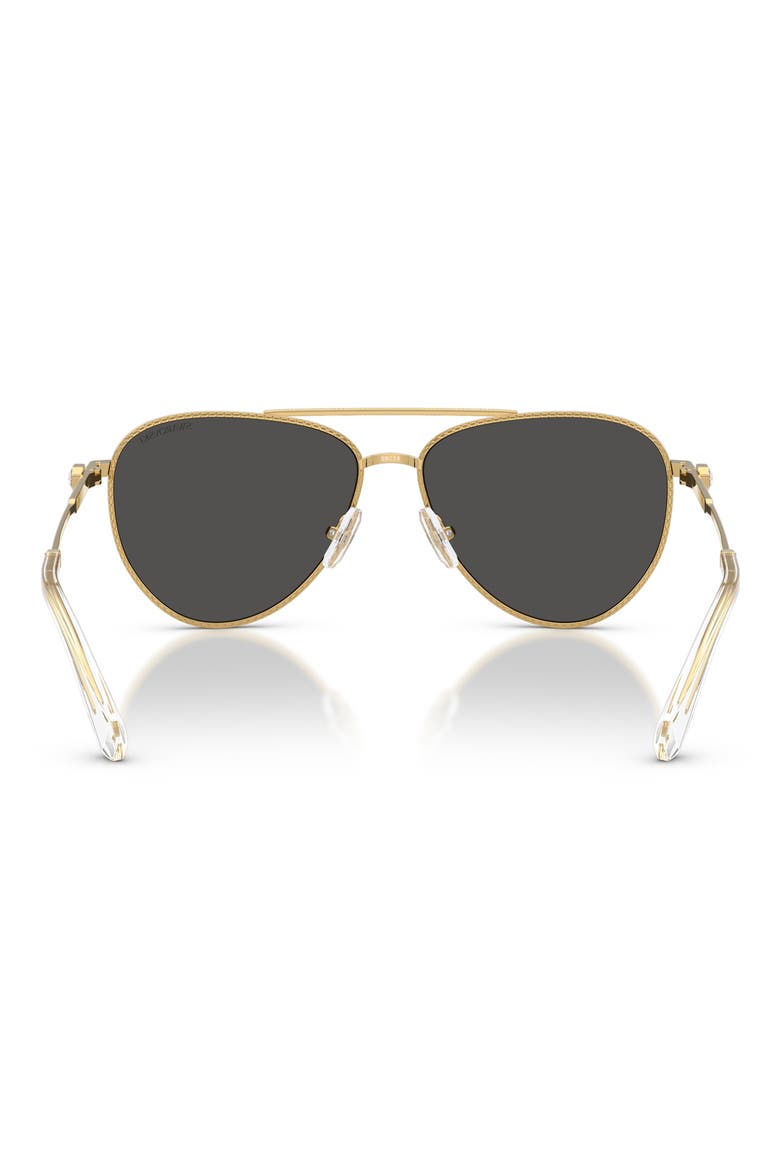 59mm Pilot Sunglasses, Alternate, color, GOLD / DARK GREY