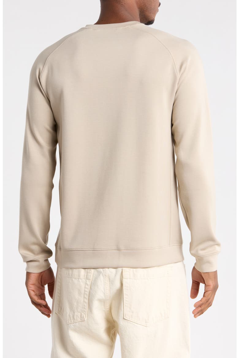 Fibercloud Crewneck Sweatshirt, Alternate, color, ISLAND FOSSIL