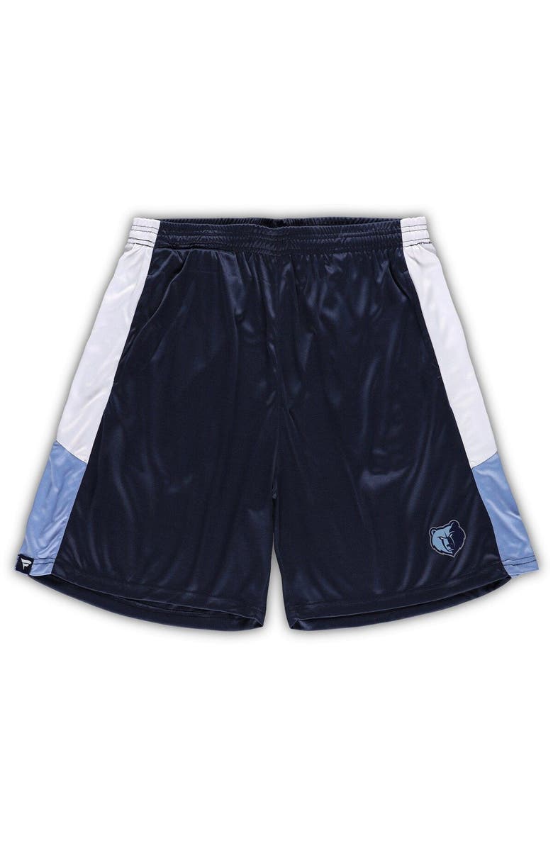 FANATICS Men's Fanatics Branded Navy Memphis Grizzlies Big & Tall Champion Rush Practice Shorts, Main, color, Navy