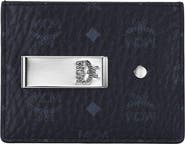 MCM Money Clip Card Case in Visetos Original