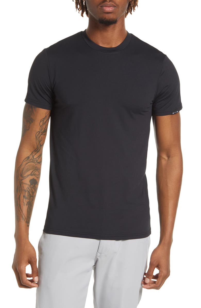 Barbell Apparel Havok Stretch Crewneck T-Shirt, Main, color, 