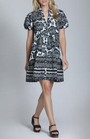 APNY Flounce Floral Print Dress