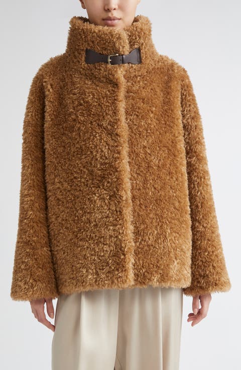 Curly Faux Fur Jacket