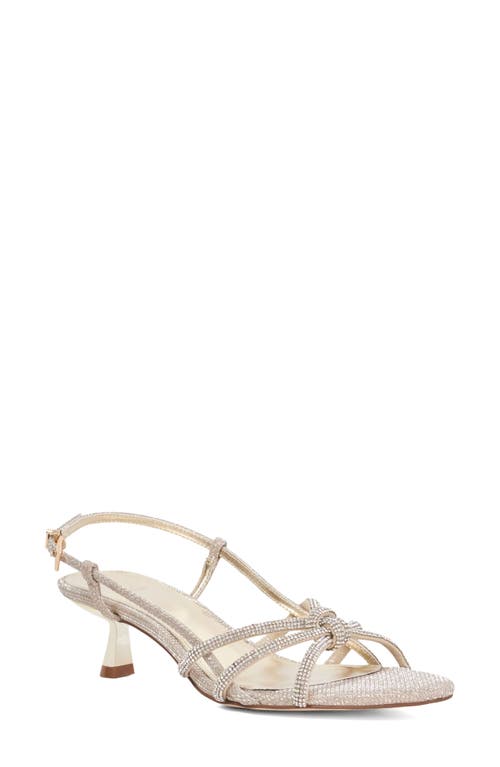 Dune London Milas Slingback Sandal In Silver